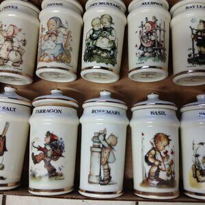 Hummel Spice Jars Set of 10 1987-1993